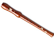 Блок-флейта сопрано, материал - грушевое дерево, барочная система, Hohner B9550 