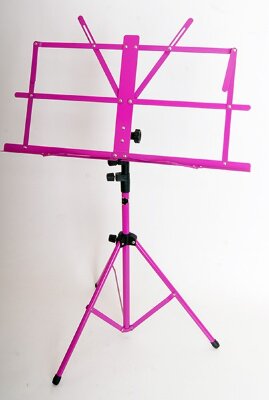 Fleet Пюпитр, фиолетовый, складной, с чехлом, FLT-MS1p в интернет магазине детских музыкальных инструментов Музыка Детям 