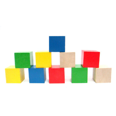 Кубики цветные (18 шт.) в интернет магазине детских музыкальных инструментов Музыка Детям 