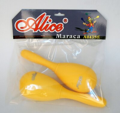 Маракасы пластиковые большие 2шт Alice A043SE в интернет магазине детских музыкальных инструментов Музыка Детям 