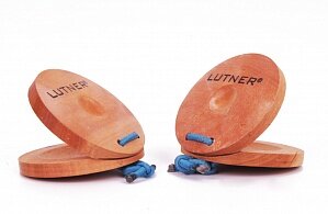 Деревянные кастаньеты Lutner G10-1 в интернет магазине детских музыкальных инструментов Музыка Детям 