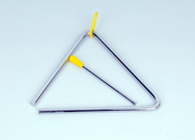 Треугольник металлический диаметр 8мм, с палочкой. Fleet FLT-T04  в интернет магазине детских музыкальных инструментов Музыка Детям 