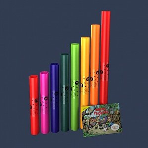 BWDG Boomwhackers Музыкальные трубки, диатонический набор 8 нот в интернет магазине детских музыкальных инструментов Музыка Детям 