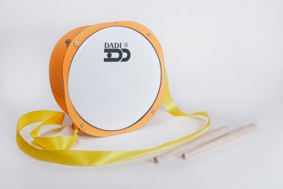 Детский барабан 20 см, оранжевый, Музыка Детям. в интернет магазине детских музыкальных инструментов Музыка Детям 