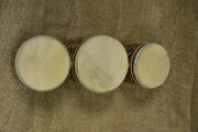 Барабан-бонг (тройной), роспись, SUTAMA_WOOD D3-P2