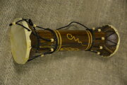 Барабан DoubleDrum (двустор.), 16" х 5", бамбук/кокос/кожа, резьба, SUTAMA_WOOD DBD-40