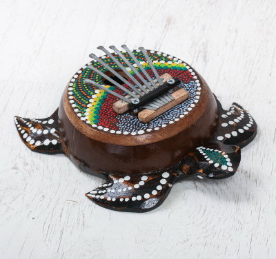 Музыкальный инструмент Калимба черепаха 22х17х5 см  в интернет магазине детских музыкальных инструментов Музыка Детям 