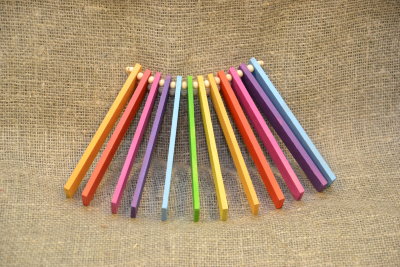 Трещотка веерная, разноцветная в интернет магазине детских музыкальных инструментов Музыка Детям 