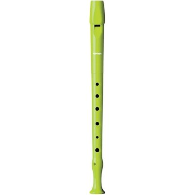 HOHNER B95084LG - блокфлейта, немецкая система, пластик, 1 часть, цвет зеленый	 в интернет магазине детских музыкальных инструментов Музыка Детям 